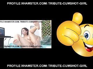 Sie masturbiert während der photos meinen Schwanz cock